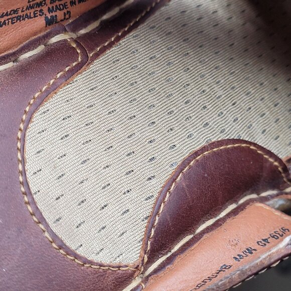 Born Sorja Sport Leather Thong Sandals Women's 9 EU 39-40 Brown - Picture 11 of 14